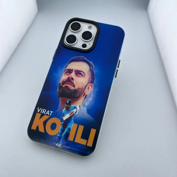 Amo Store Virat Kohli | Printed Soft/Hard Cover for iPhone X–16 Pro Max | Lightweight & Durable Design - Image 2