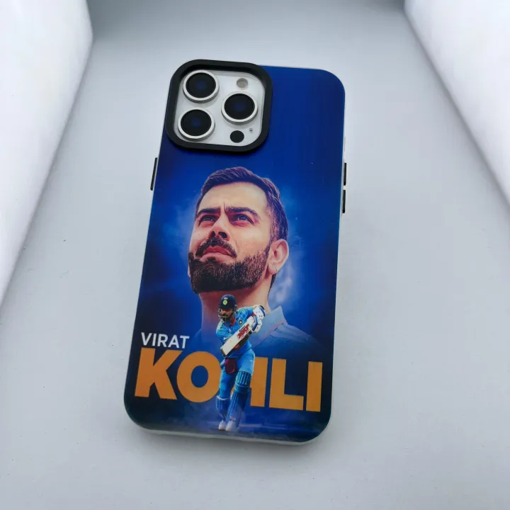 Amo Store Virat Kohli | Printed Soft/Hard Cover for iPhone X–16 Pro Max | Lightweight & Durable Design - Image 3