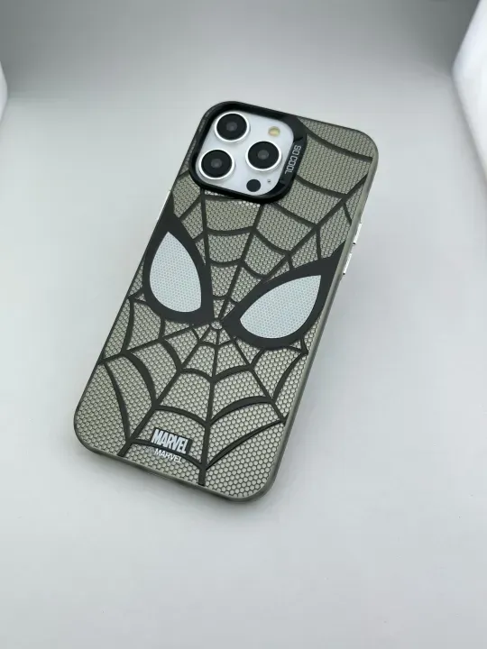 Amo Store SpiderMan Web iPhone Case | Premium Soft/Hard Back Cover | Compatible with iPhone 11, 12, 13, 14, 15, 16, Pro & Pro Max Models | Stylish & Durable Superhero Design - Image 2