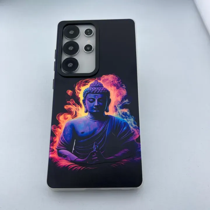 Amo Store Samsung Case for S Series | Buddha Design | Premium Soft/Hard Back Cover | Stylish & Durable | Compatible with S23, S23 Ultra, S24, S24 Ultra, S25, S25 Ultra, S23 FE, S24 FE - Image 3